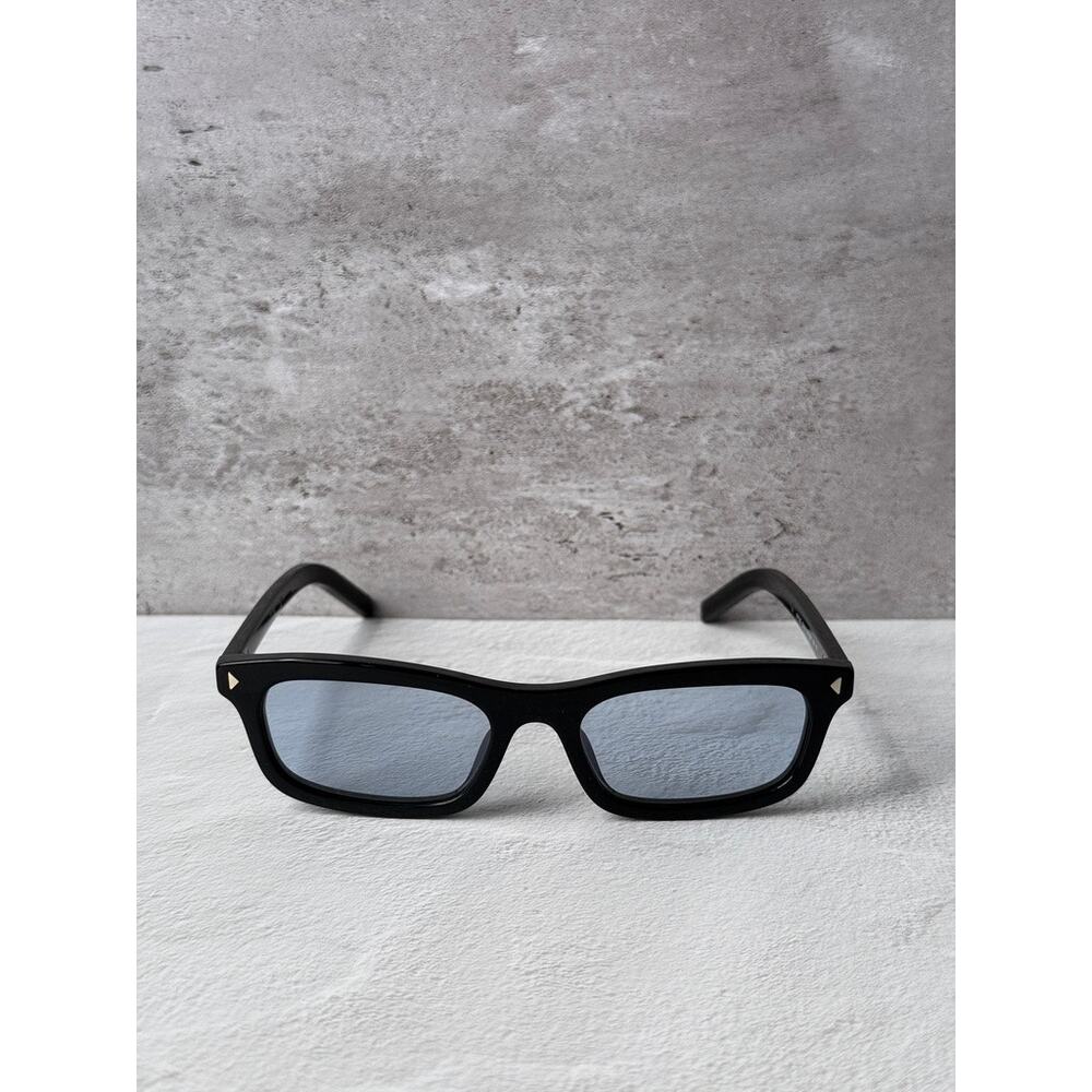 NEW Prada PR D05S Sunglasses in Black Blue Lens $524 - Picture 3 of 6